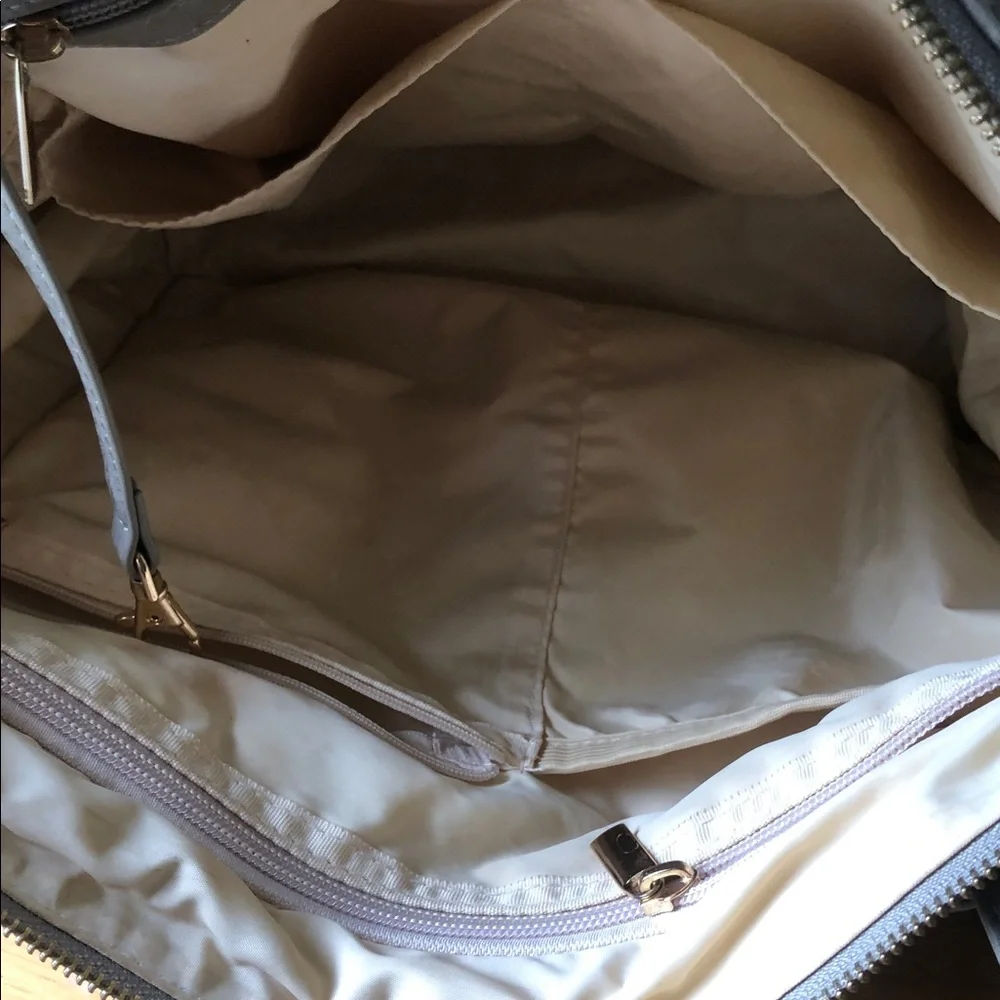 Miss Fong Gray Baby Bag Tote - Large Gray Diaper Bag